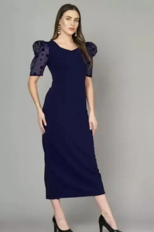 Elegant Women Dresses - Blue - Image 2
