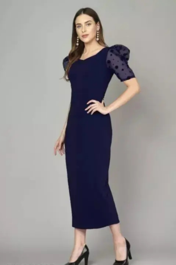 Elegant Women Dresses - Blue
