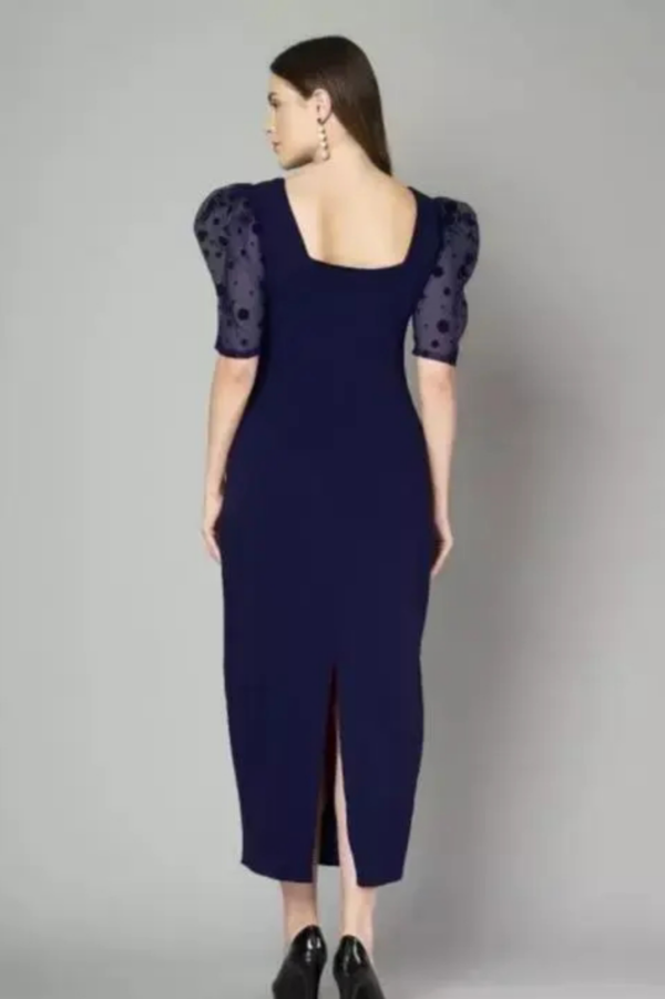 Elegant Women Dresses - Blue - Image 3
