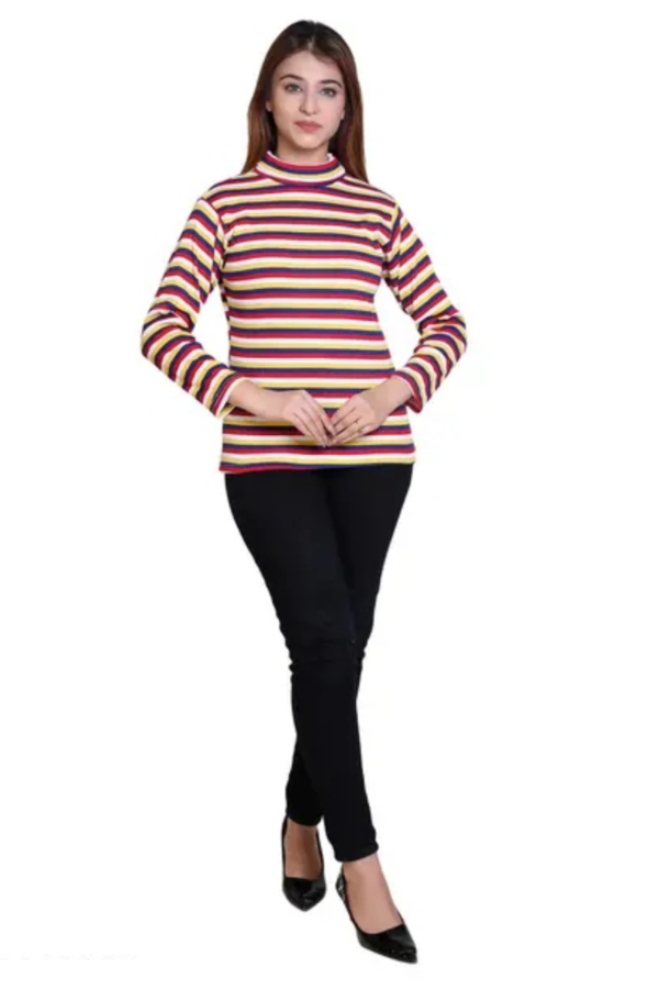 Stylish Multicolor High Neck - Image 4