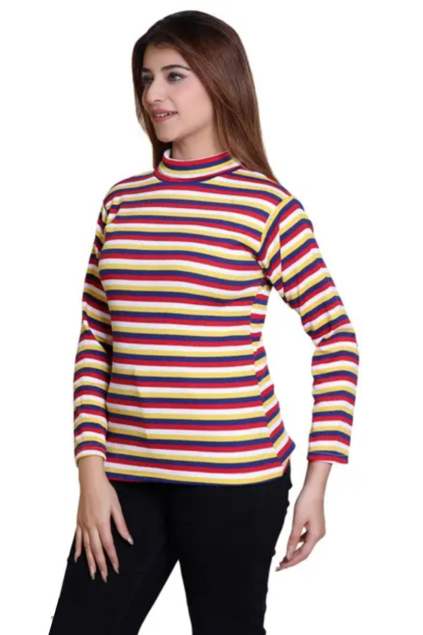 Stylish Multicolor High Neck - Image 2