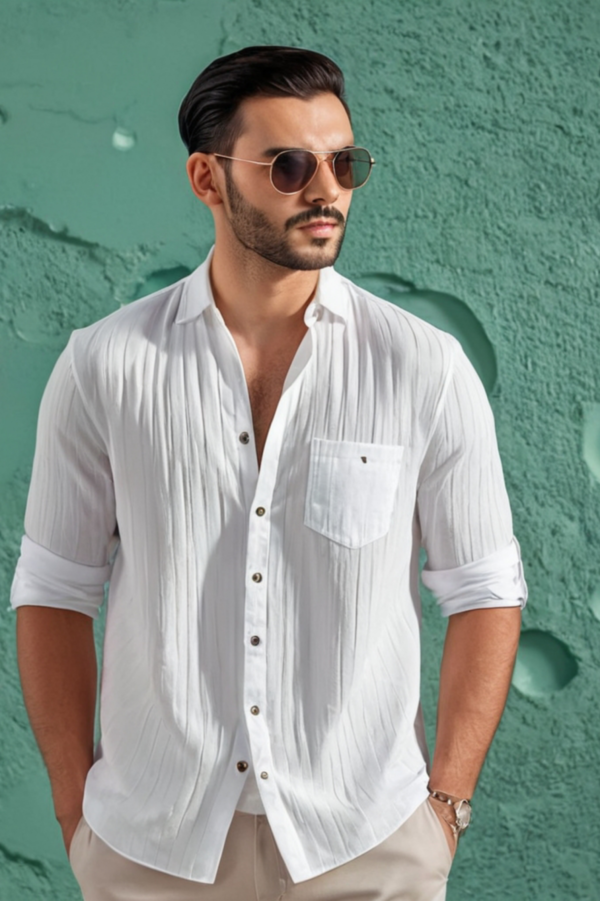 Stylist Sugarcane popcorn Formal Shirt - Image 3