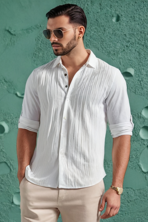 Stylist Sugarcane popcorn Formal Shirt - Image 4