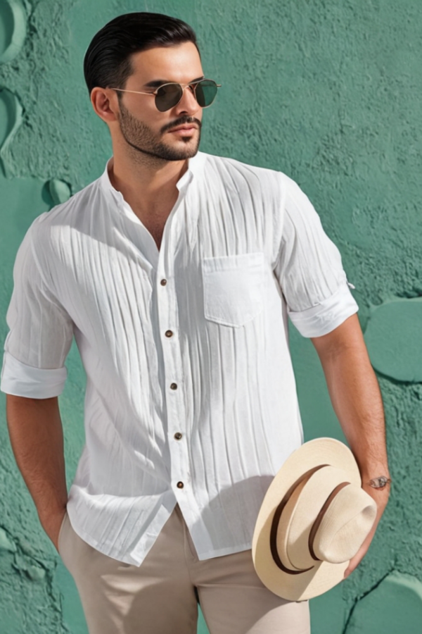 Stylist Sugarcane popcorn Formal Shirt