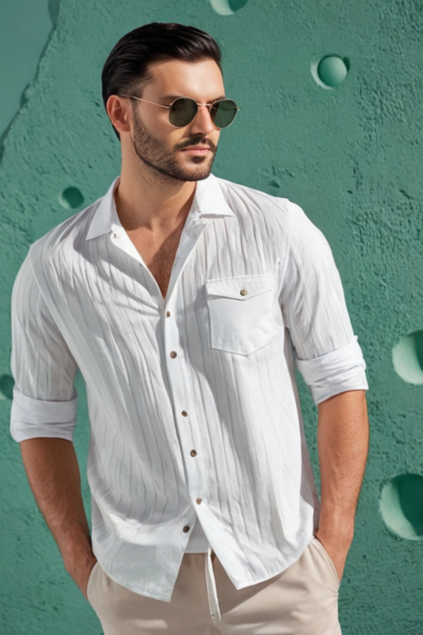 Stylist Sugarcane popcorn Formal Shirt - Image 5