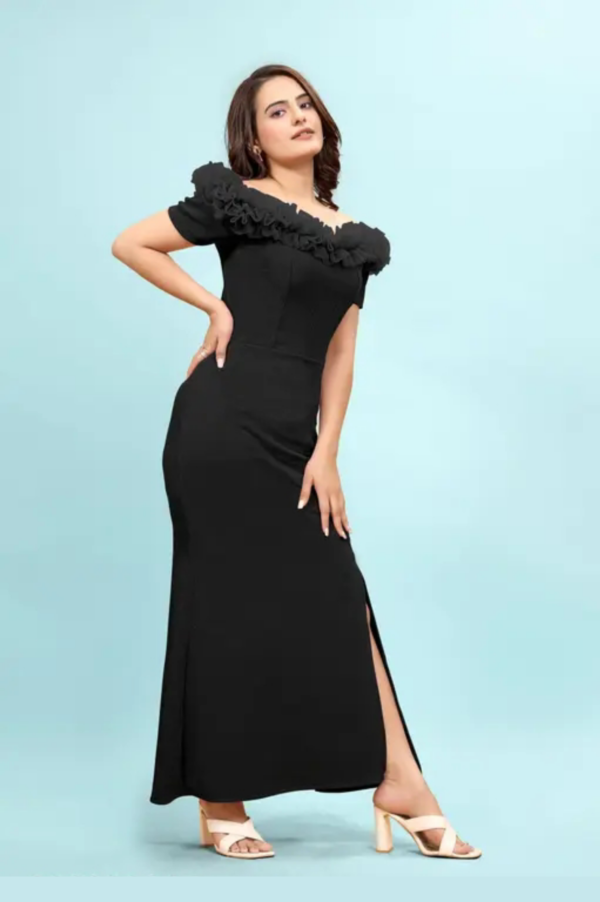 Stylish Bodycon Midi Dress - Image 7