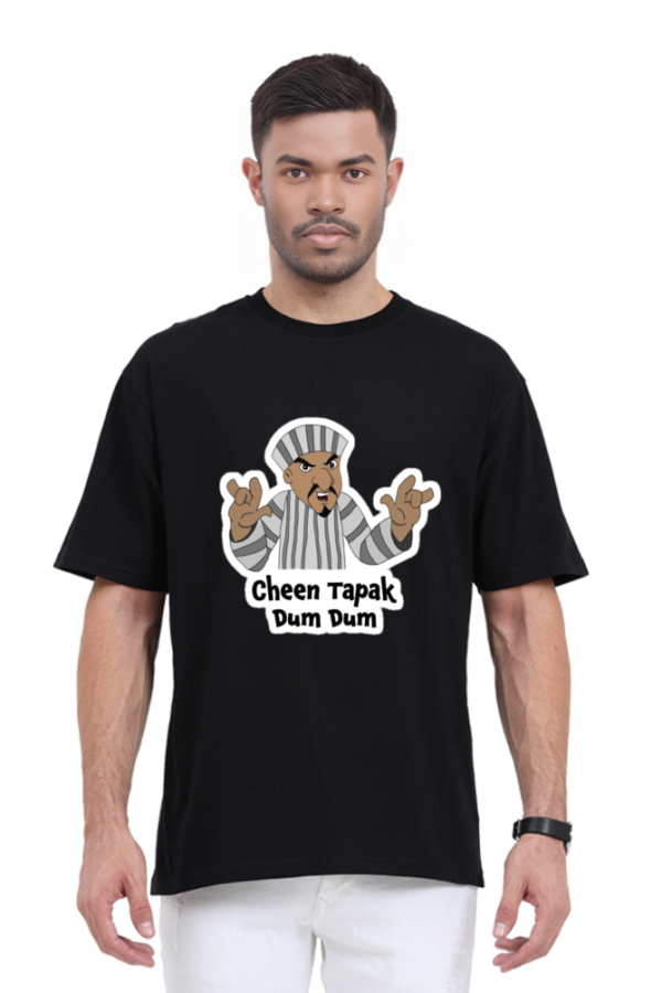 Chin tapak dum dum meme Oversized Standard T-Shirt